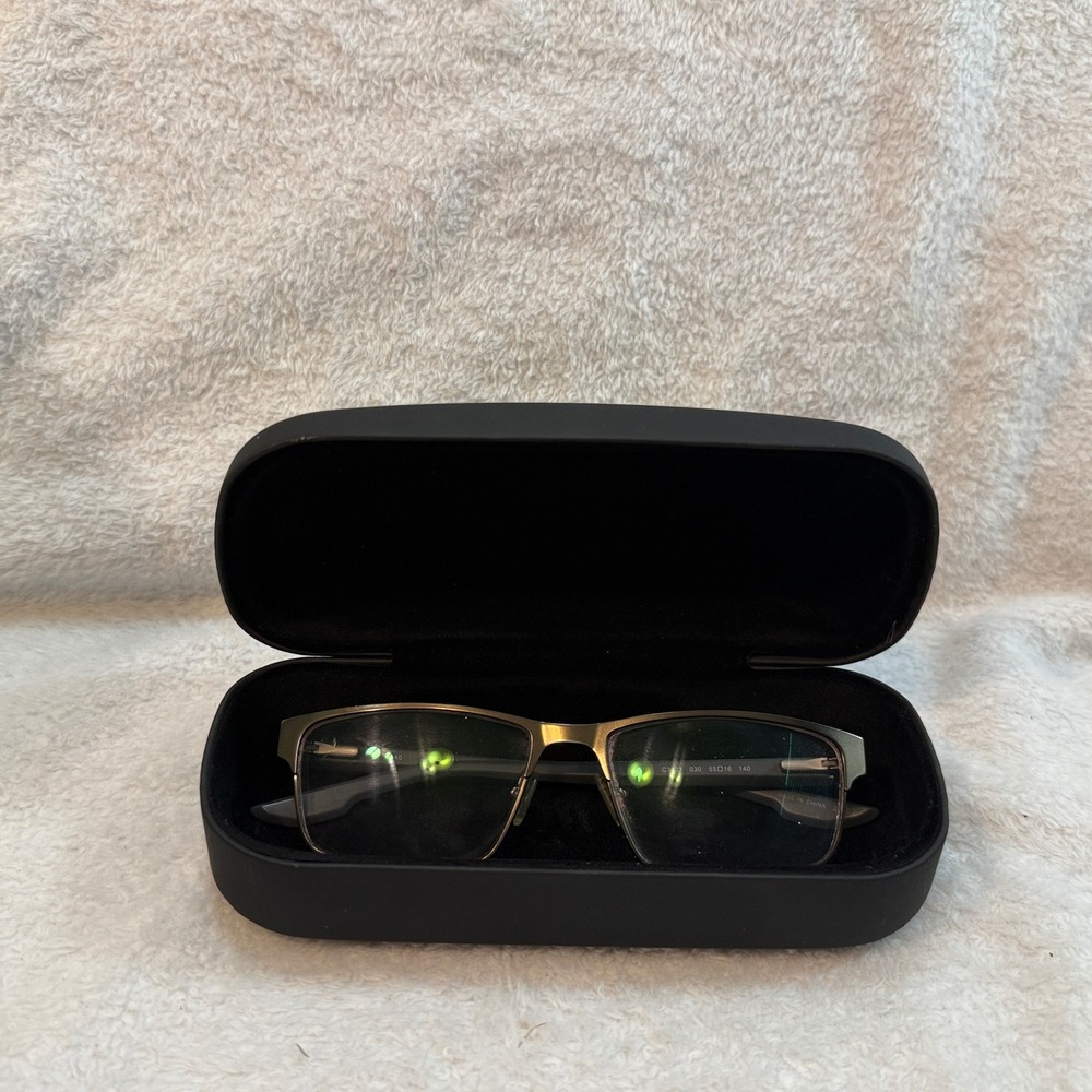 Columbia C3003 030 Eyeglasses Gunmetal Rectangular Frames 55-16-140 with Case